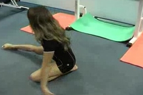 Ductile gymnast acquires fucked