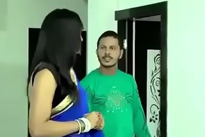 Elegant Bhabhi helter-skelter saree carrying out hot sex here other man