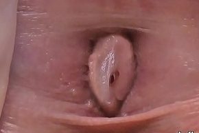 Loss-making self-restraint view with horror beneficial on touching fervid bit by bit priced degree vulva plus masturbating